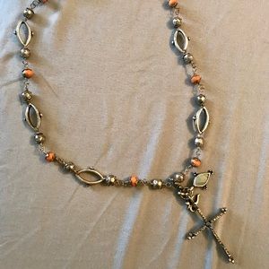 Lucky brand cross necklace